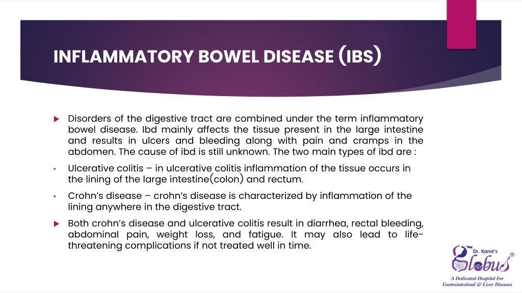 PPT - Inflammatory Bowel Disease (IBD) | Dr. Vedant Karvir PowerPoint ...