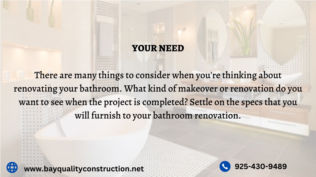 PPT - 3 THINGS TO CONSIDER BEFORE YOU REMODEL YOUR BATHROOM PowerPoint ...