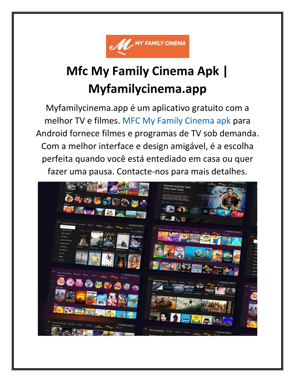 PPT Mfc My Family Cinema Apk Myfamilycinema app PowerPoint PPT Mfc My Family Cinema Apk Myfamilycinema app PowerPoint