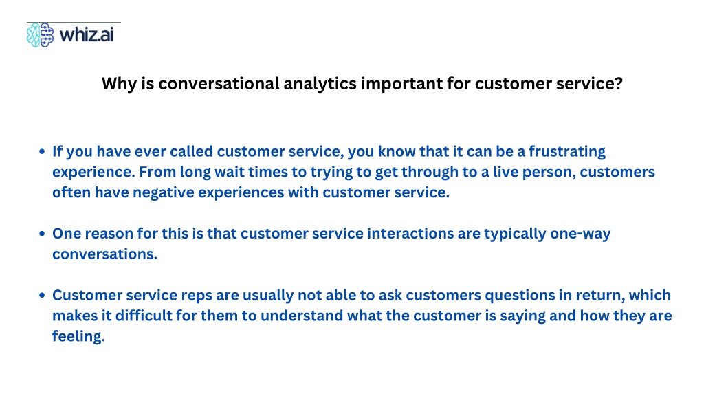 PPT - Conversational Analytics | Whiz AI PowerPoint Presentation, Free ...