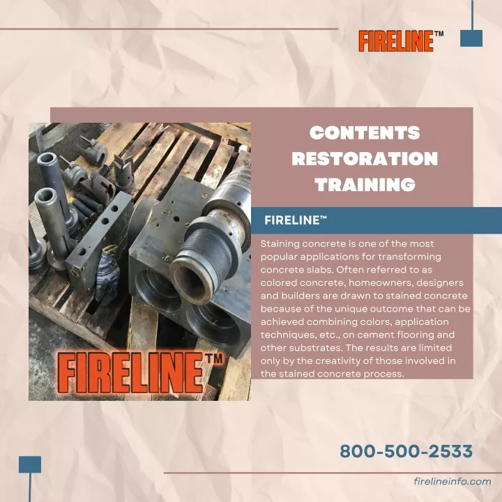 contents restoration training fireline n.