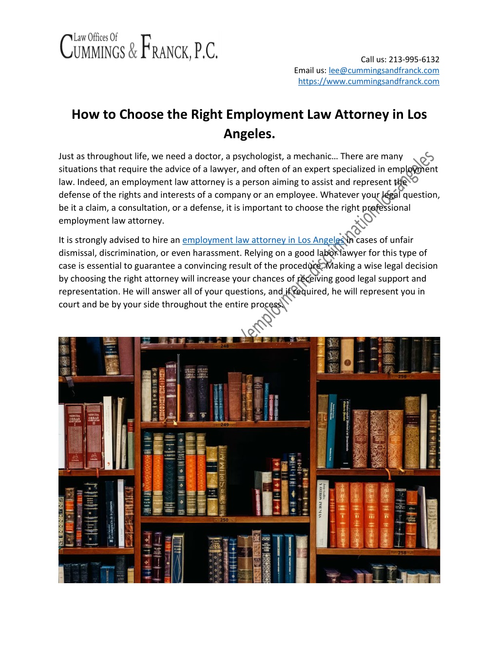 PPT How to Choose the Right Employment Law Attorney in Los Angeles