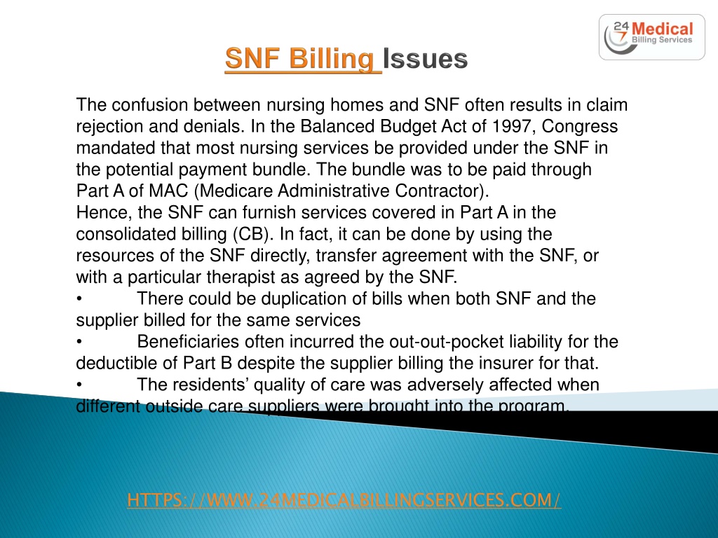 PPT Requirements For SNF Consolidated Billing (CB) PowerPoint