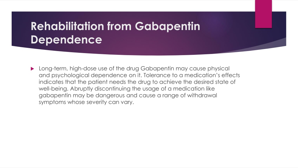 gabapentin be addictive