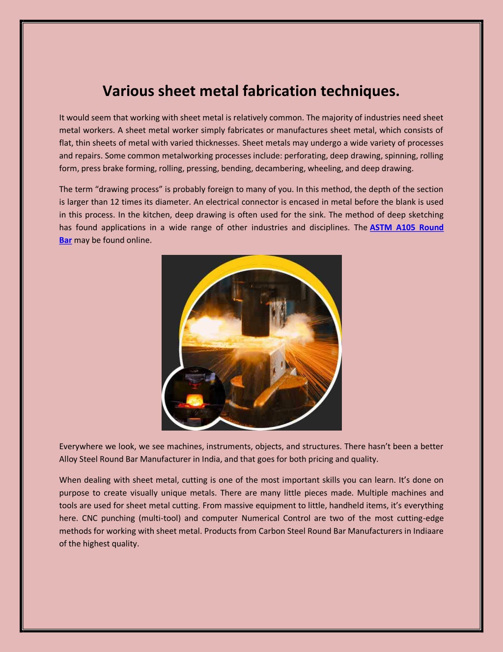 PPT Various sheet metal fabrication techniques PowerPoint