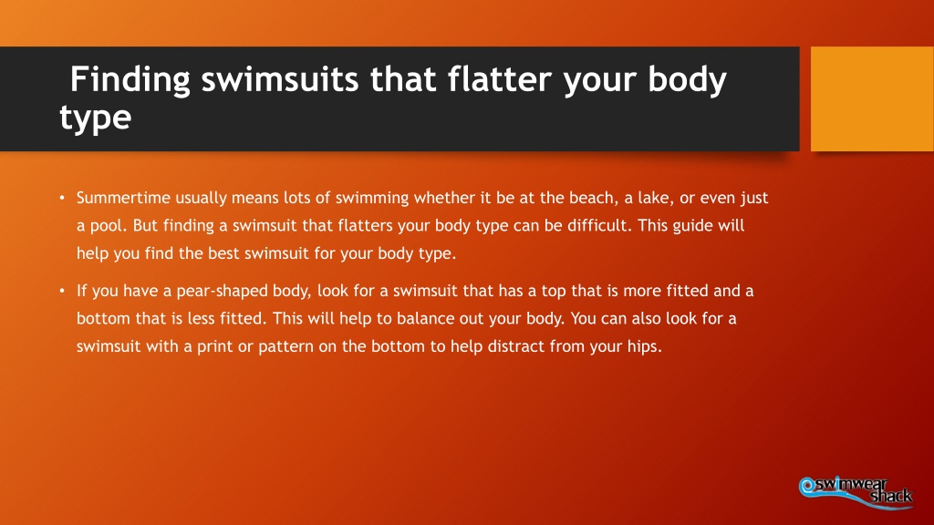 Ppt How To Choose The Perfect Swimsuit For Your Body Powerpoint Presentation Id11825315