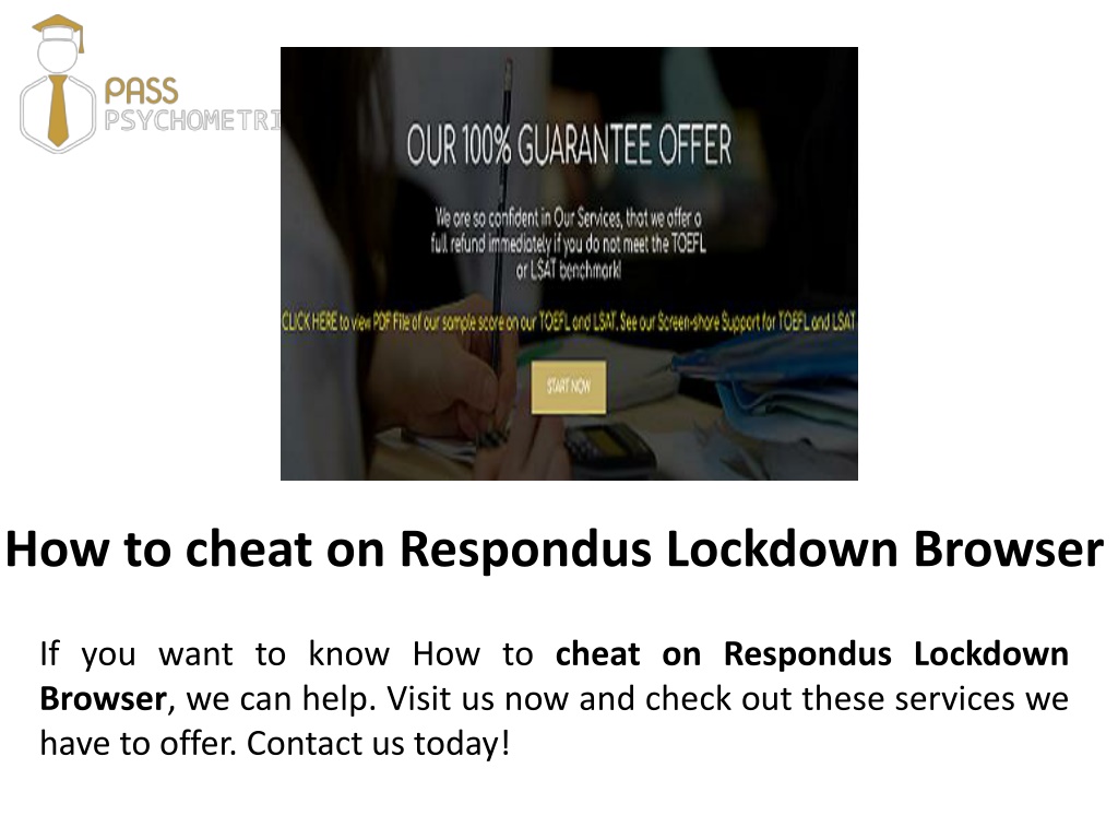 PPT - How to cheat on Respondus Lockdown Browser PowerPoint