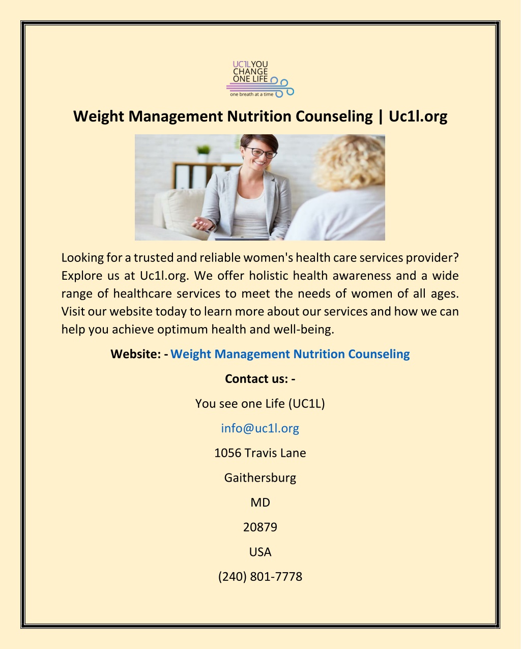 Ppt Weight Management Nutrition Counseling Powerpoint