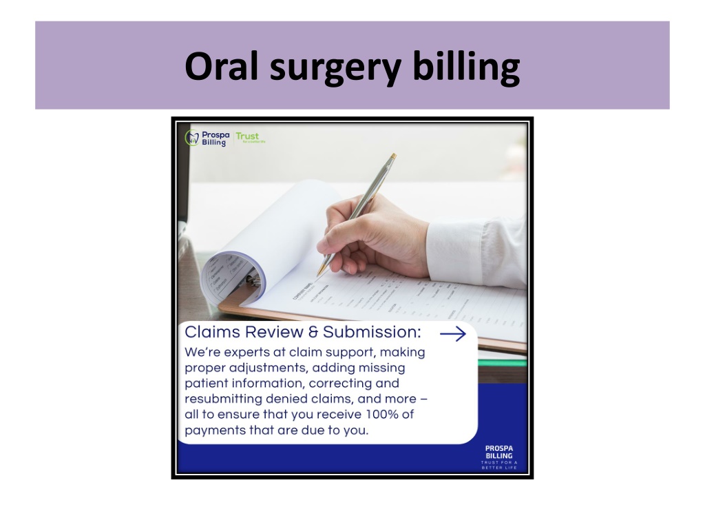 PPT Prospa Billing offers dental billing outsourcing for clients