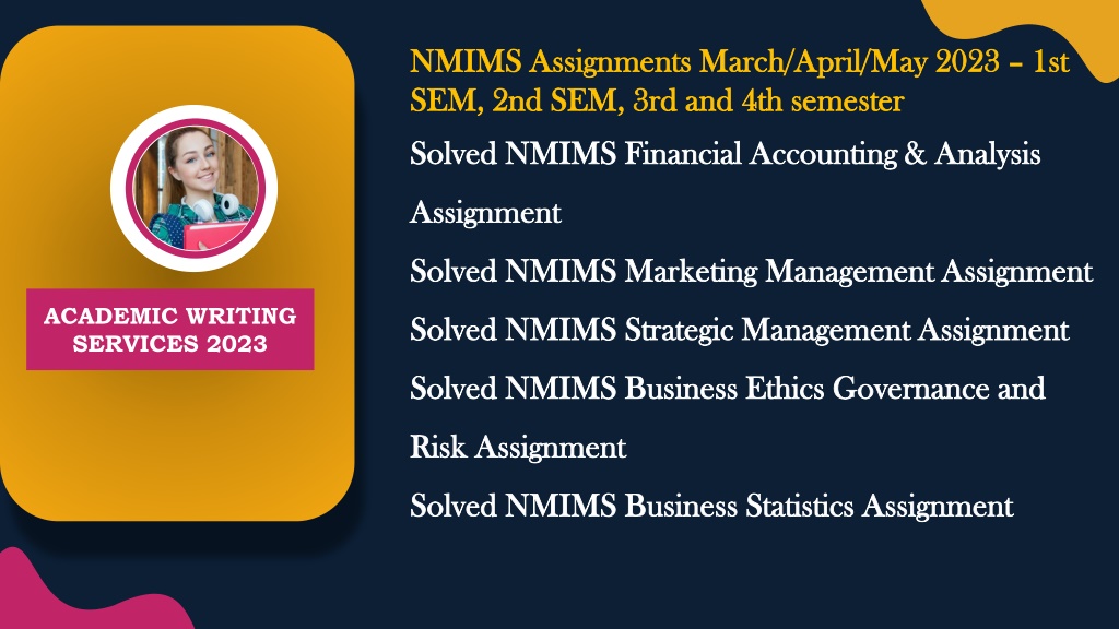 nmims assignments 2023
