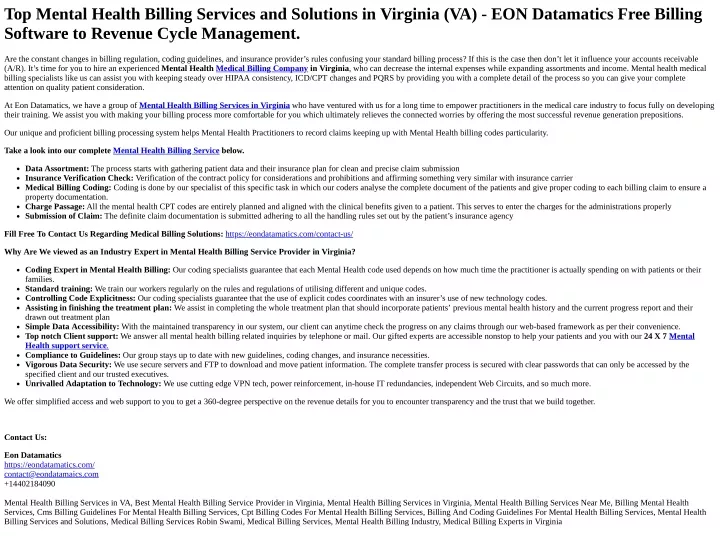 ppt-mental-health-billing-services-in-virginia-powerpoint