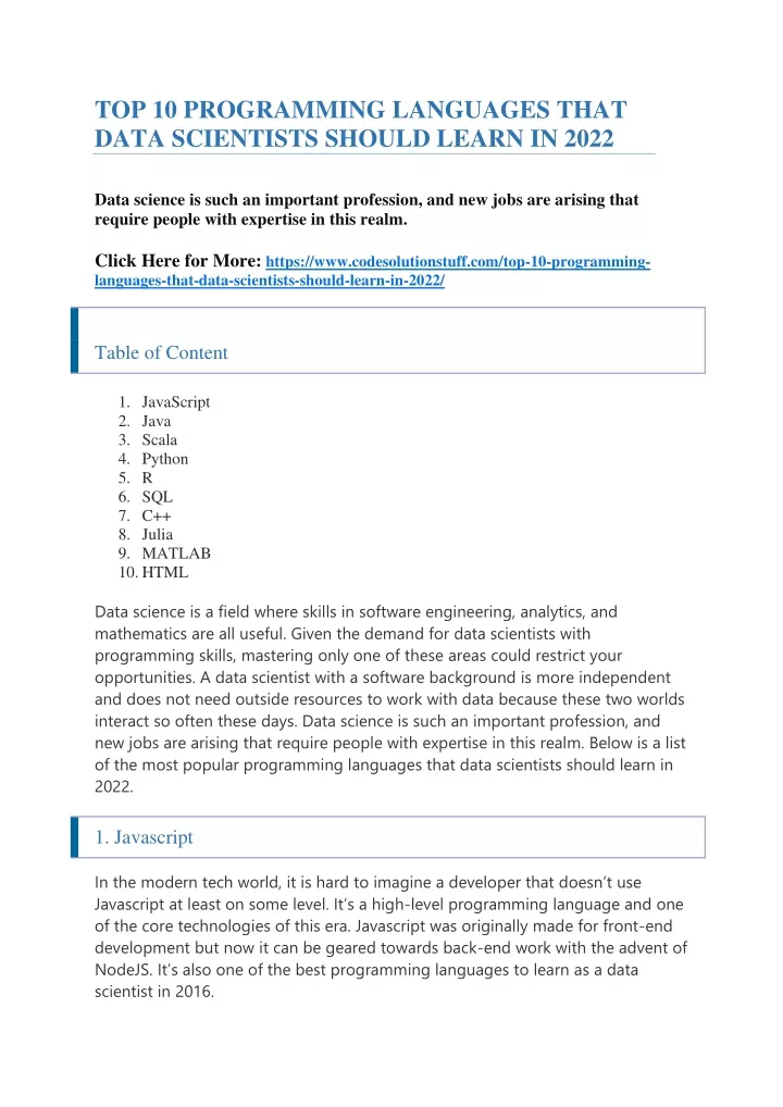 programming language research articles