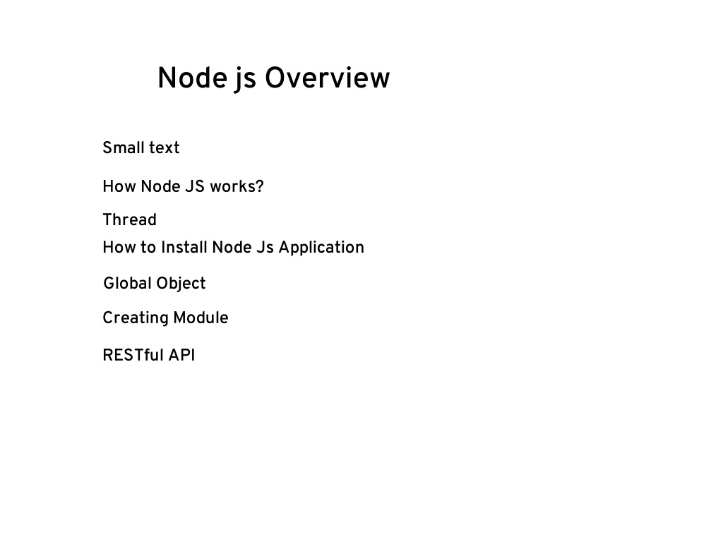 node js presentation