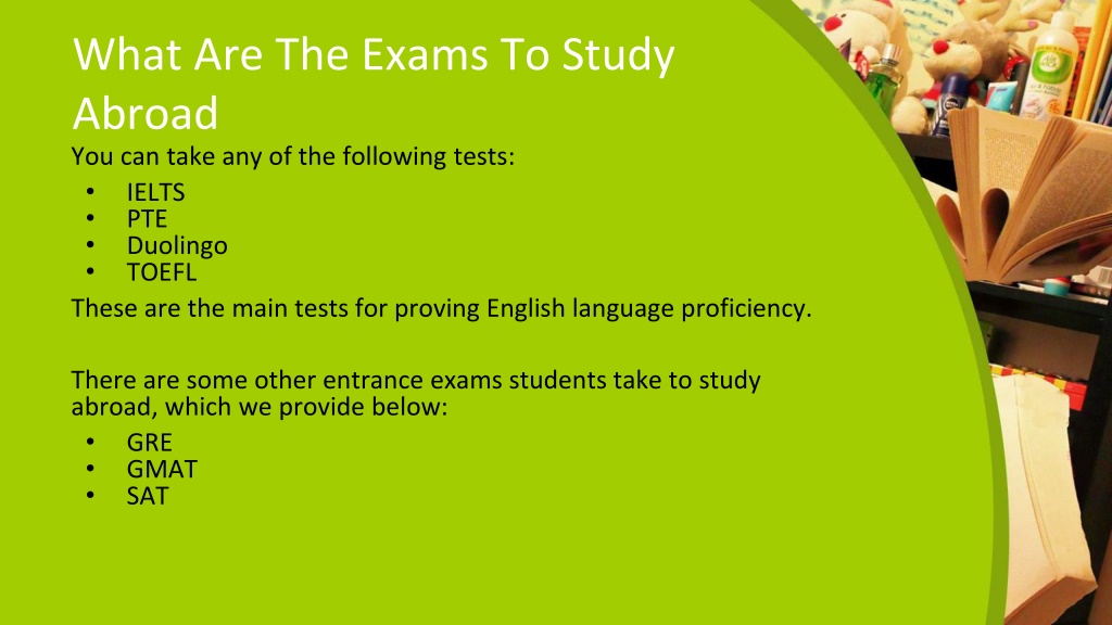 What Are The Exams To Study Abroad