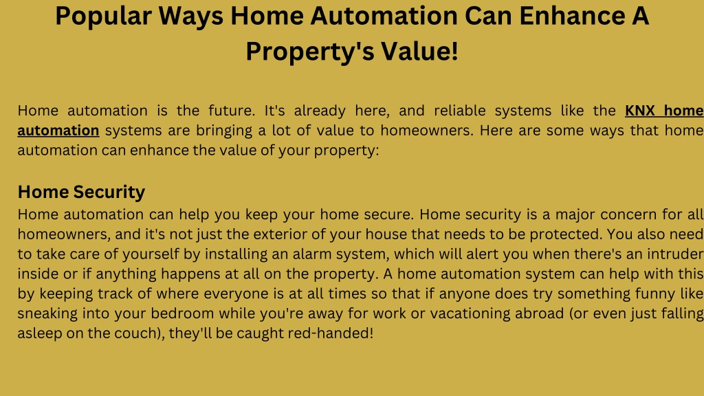 PPT - KNX Home Automation PowerPoint Presentation, Free Download - ID ...