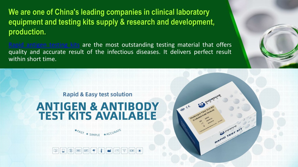 PPT Rapid Antigen Testing Kits PowerPoint Presentation Free Download 