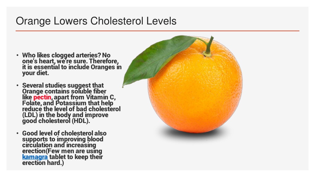 PPT Health benefits of Orange PowerPoint Presentation, free download