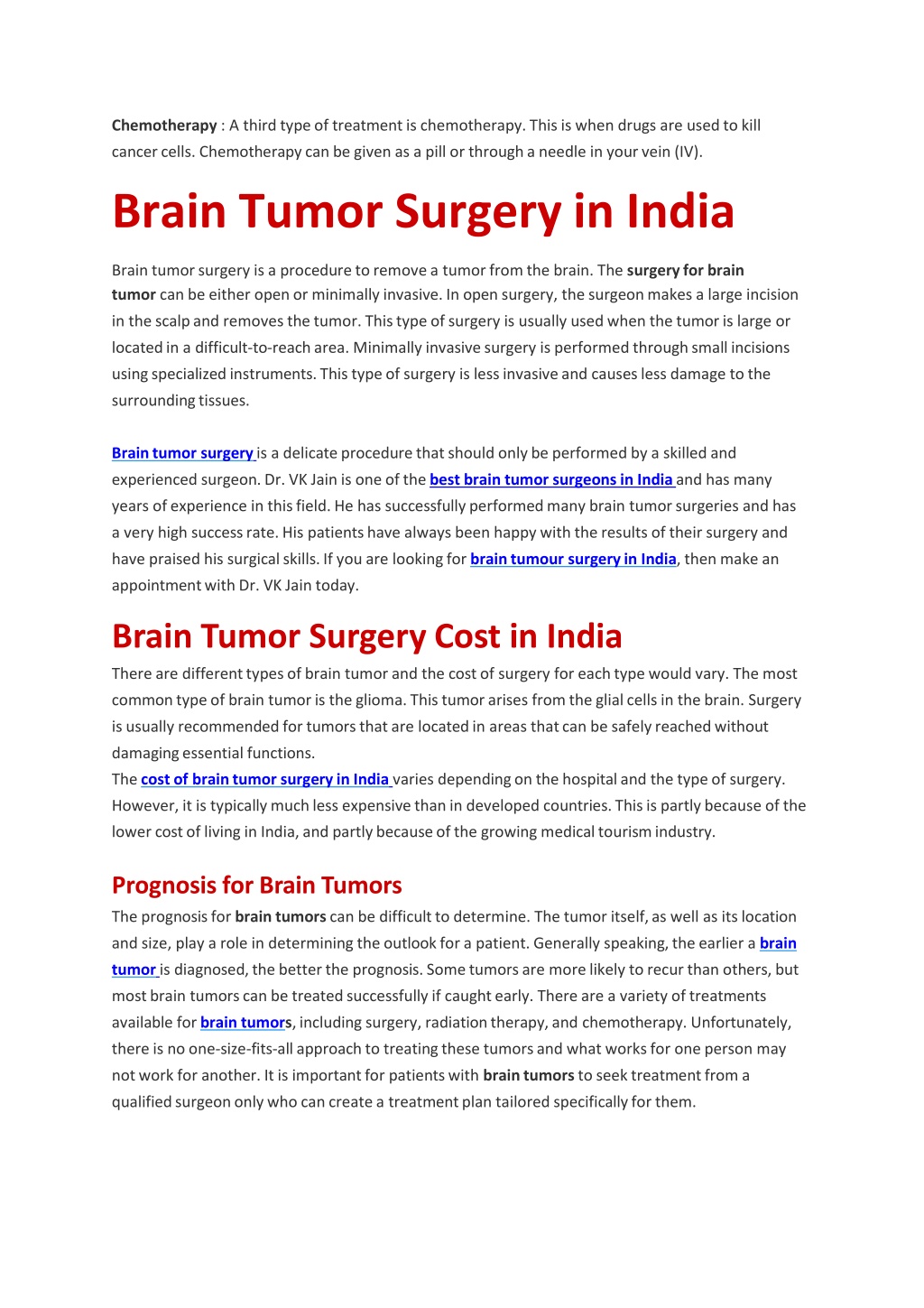 PPT - Types of Brain Tumors | Brain Tumor Surgery in India PowerPoint ...