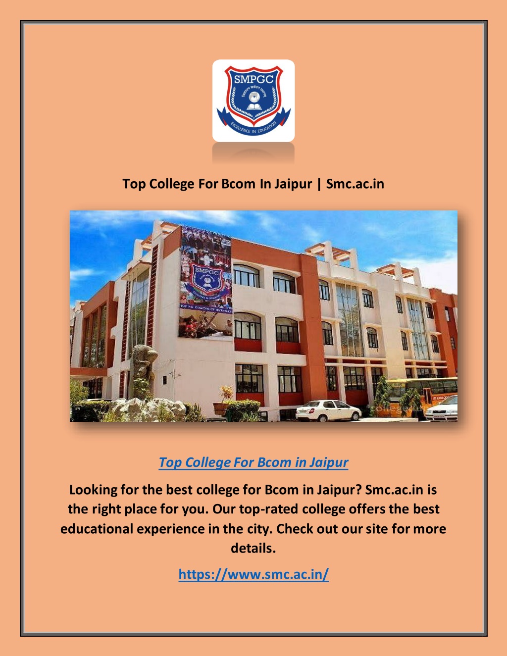 PPT - Top College For Bcom In Jaipur | Smc.ac.in PowerPoint ...