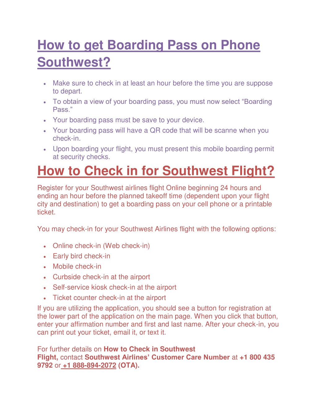 PPT How to Check in Southwest Flight by PowerPoint