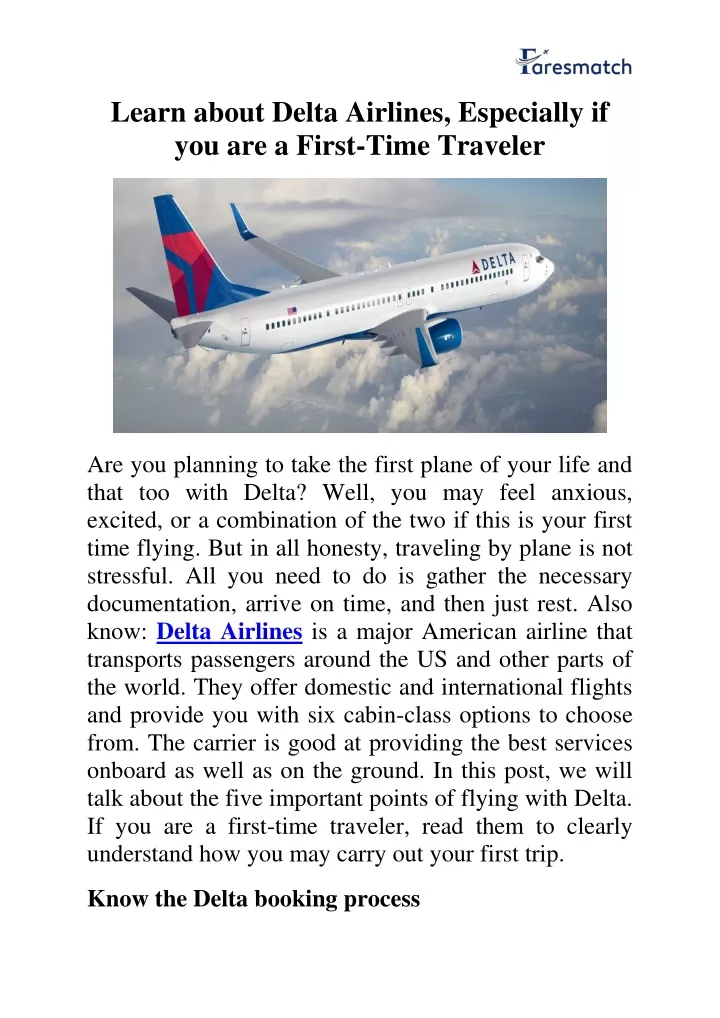 learn about delta airlines especially n.