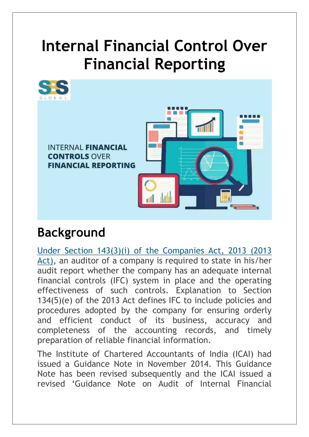 Ppt Internal Financial Control Over Financial Reporting Powerpoint Presentation Id11833101 9239