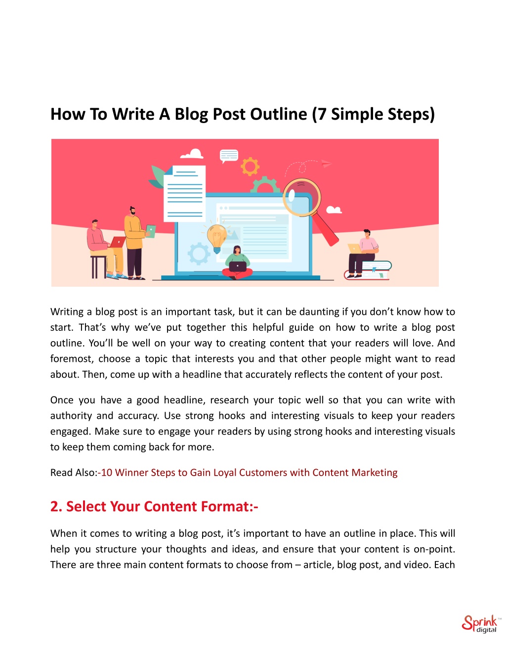 Ppt - How To Write A Blog Post Outline (7 Simple Steps) Powerpoint 