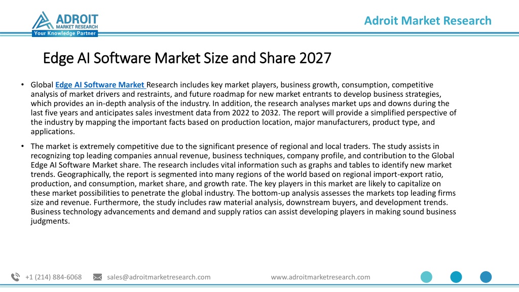 PPT - Edge AI Software Market Size, Future Trends, Growth, Demand ...