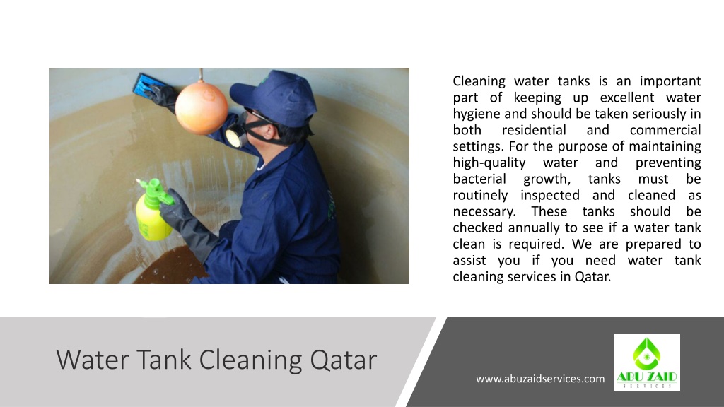 Ppt Water Tank Cleaning Qatar Powerpoint Presentation Free Download Id11835423 7172