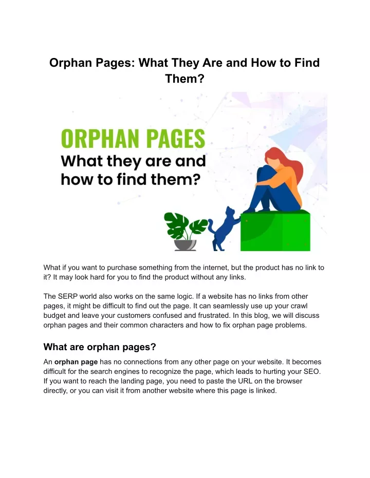 will website auditor find orphan pages in wordpress