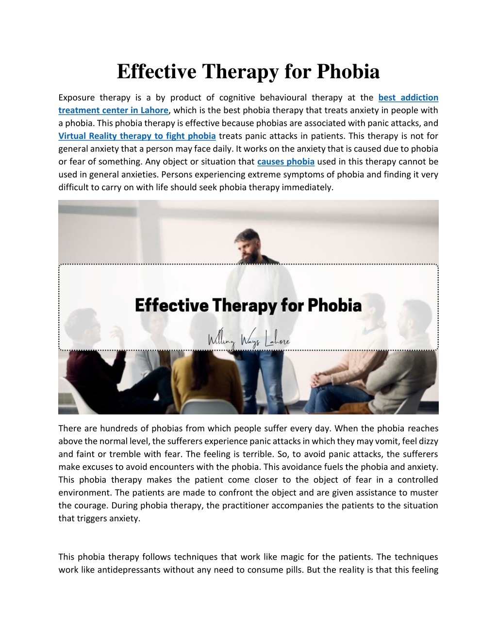 PPT Effective Therapy for Phobia PowerPoint Presentation, free