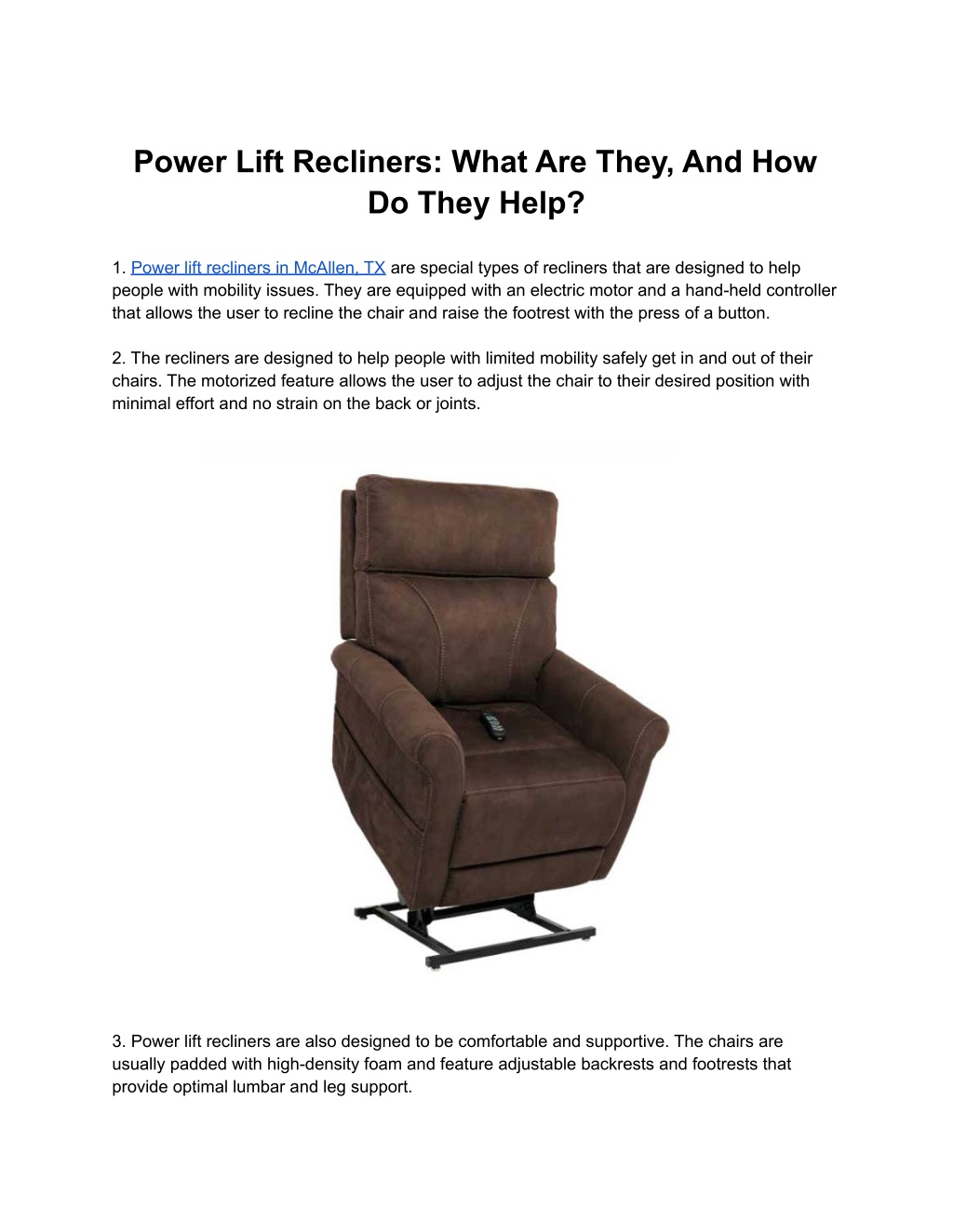 PPT Power Lift Recliners What Are They, And How Do They Help