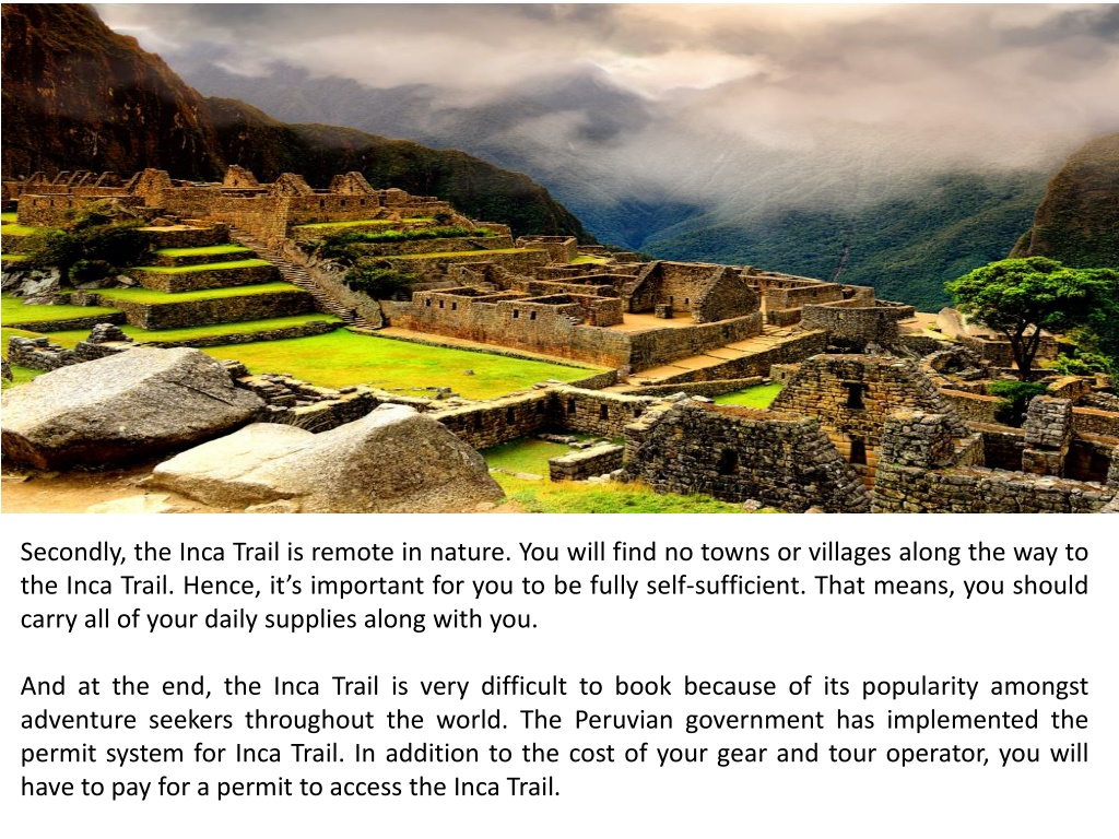 Inca Trail Homework PPT - Everything to Know about Before Booking Inca Trail Tours ...