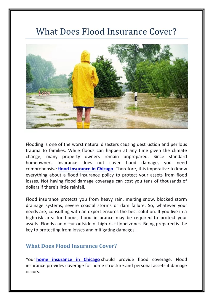 PPT - What Does Flood Insurance Cover PowerPoint Presentation, free