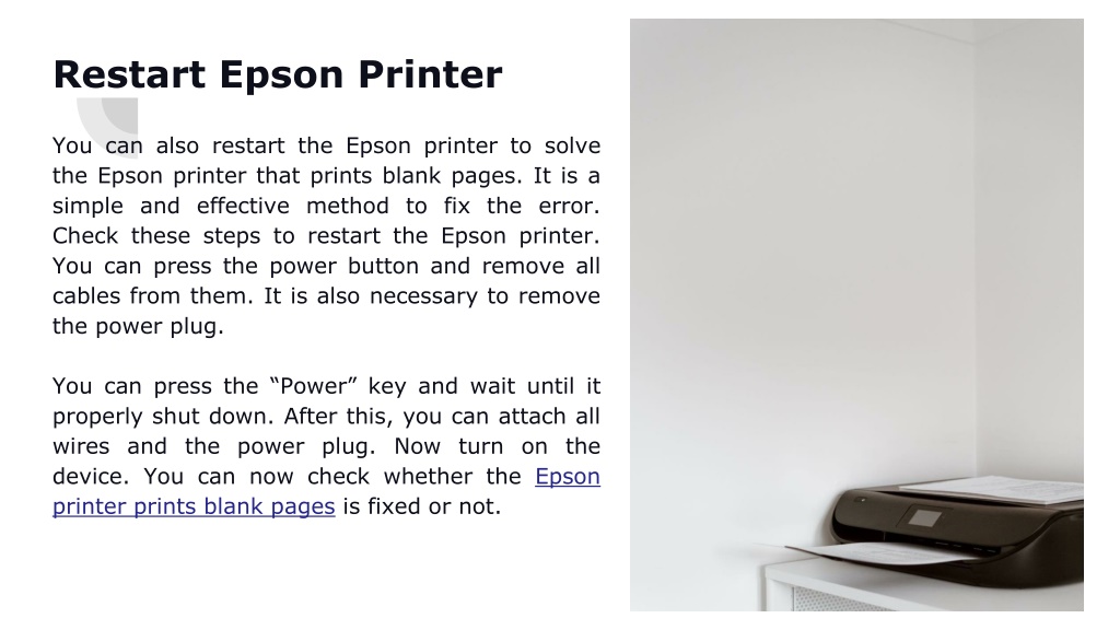 restart epson easy photo print after techyv