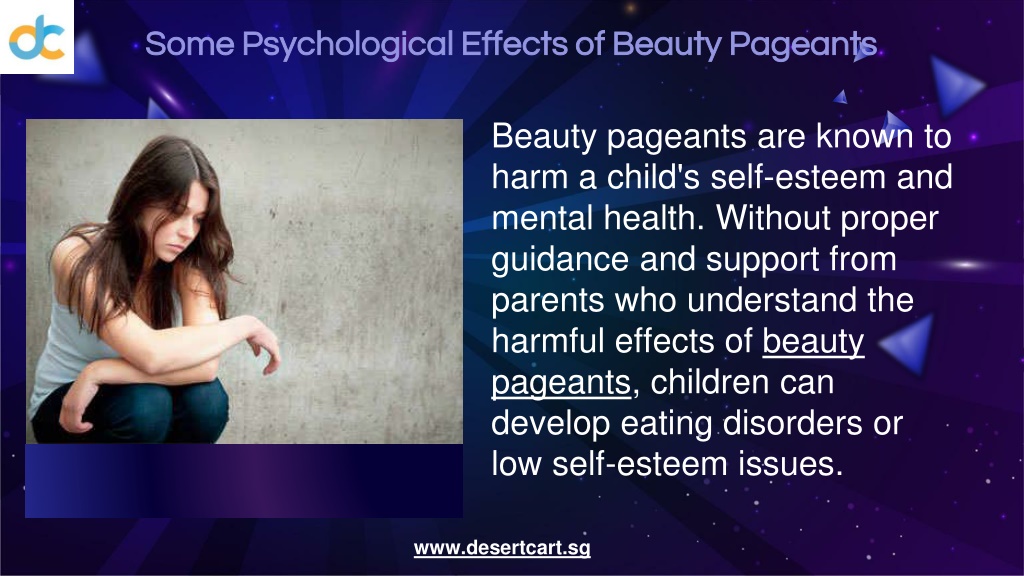 presentation on how beauty contests affects women's self esteem