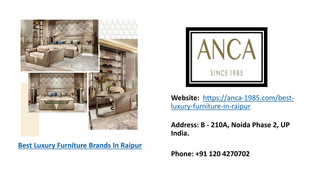 PPT Best Luxury Furniture Brands in Raipur PowerPoint Presentation