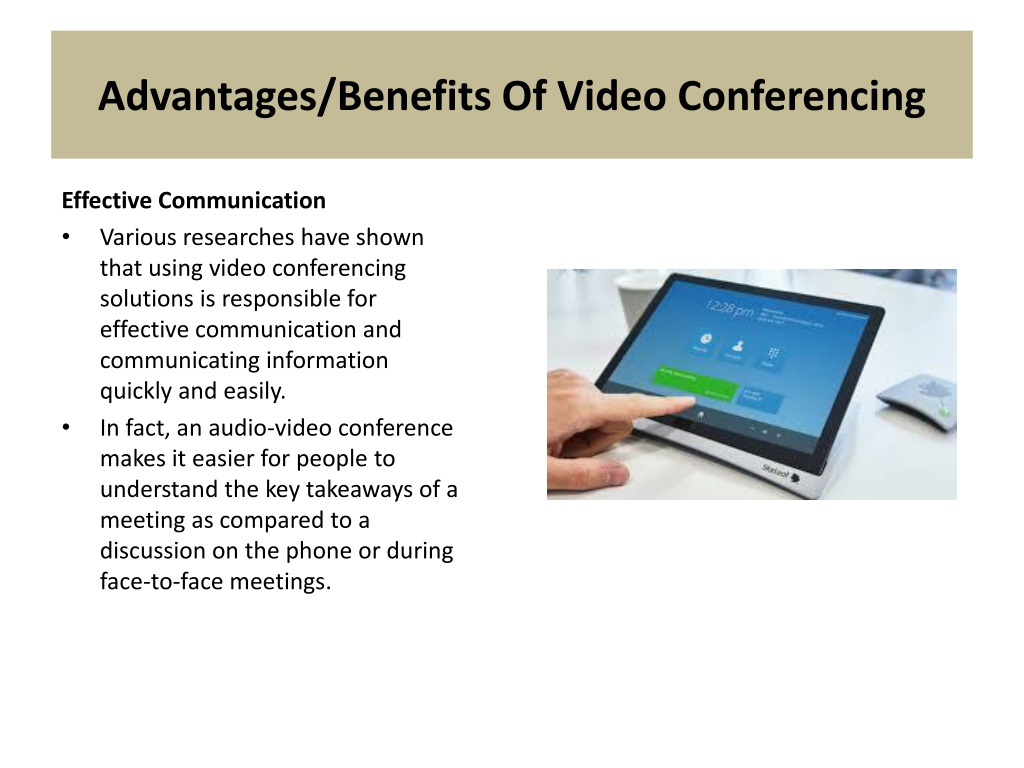PPT What Is Video Conferencing And What Advantages Does This
