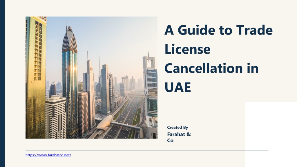 PPT - A Guide to Trade License Cancellation in Dubai PowerPoint ...