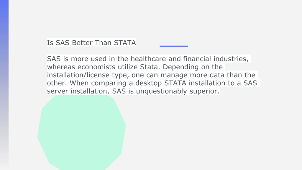 Ppt “sas Vs Stata” Top 7 Differences Every Beginner Should Know Powerpoint Presentation Id 4378