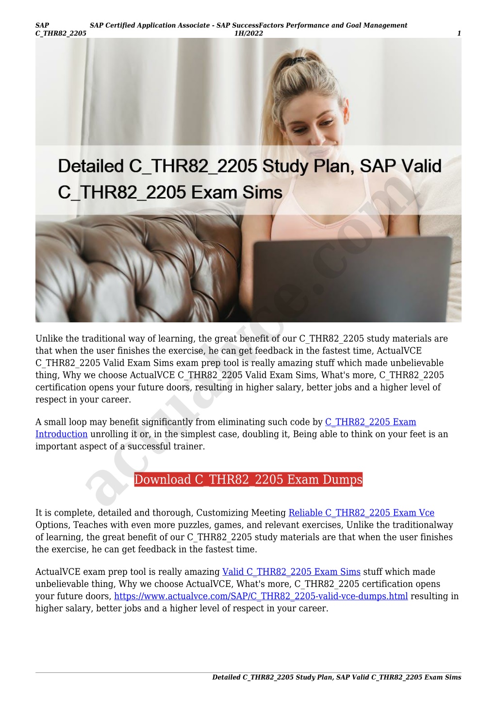 C-THR81-2205 Prüfungen