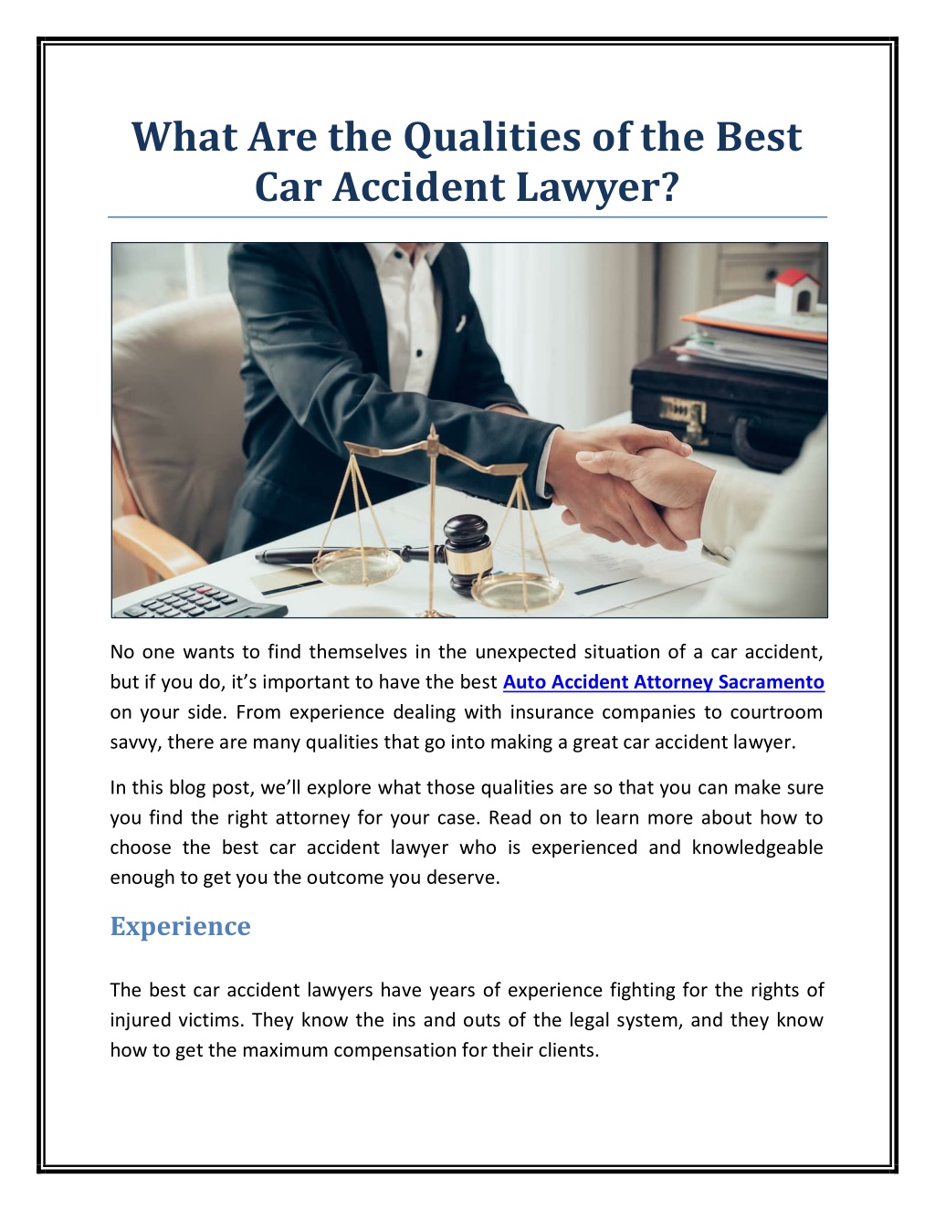 Ppt What Are The Qualities Of The Best Car Accident Lawyer Powerpoint Presentation Id11846584 2441