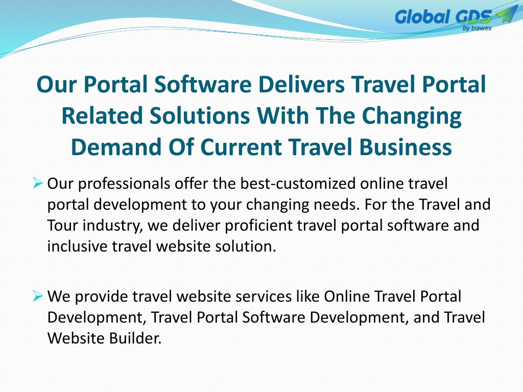 describe online travel portal