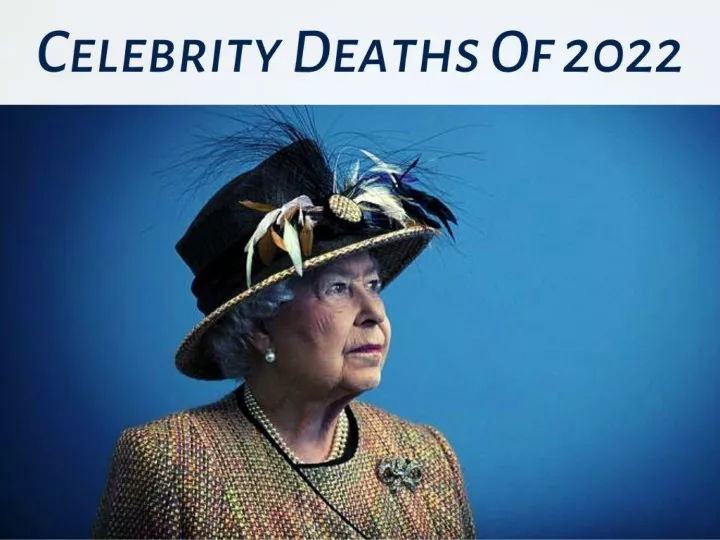 Ppt Celebrity Deaths Of 2022 Powerpoint Presentation Free Download