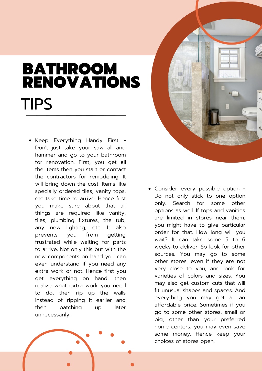 PPT - Get Bathroom Renovations For An Added Appeal Of Your Home ...