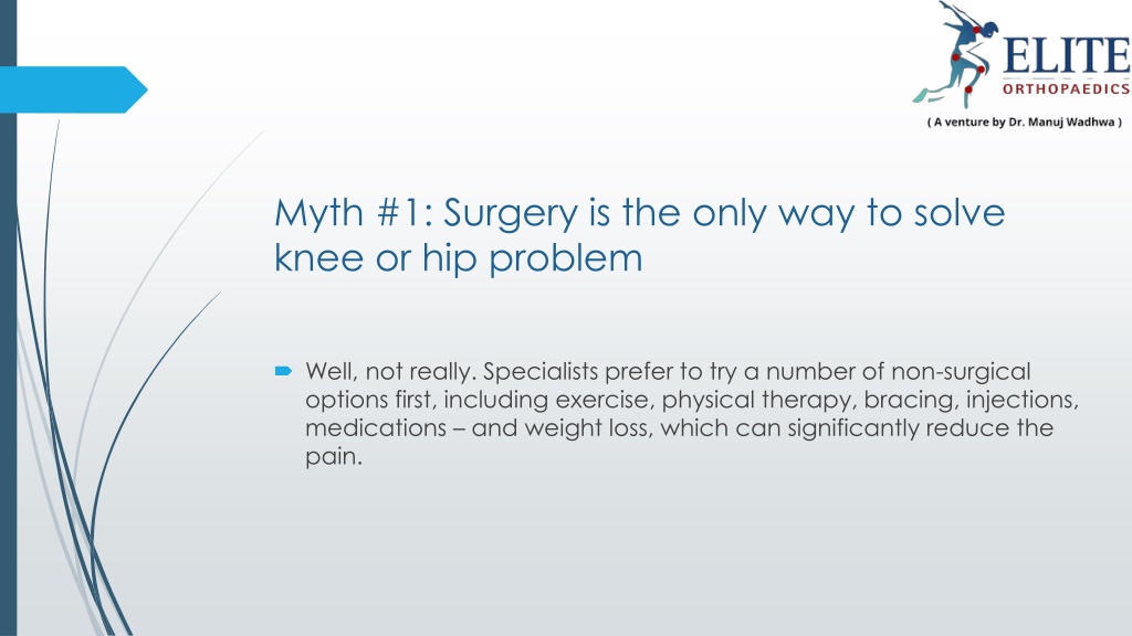 PPT - Busting The Common Myths Around Joint Replacement PowerPoint ...