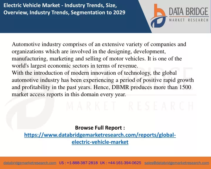 PPT Electric Vehicle Market Report PowerPoint Presentation, free