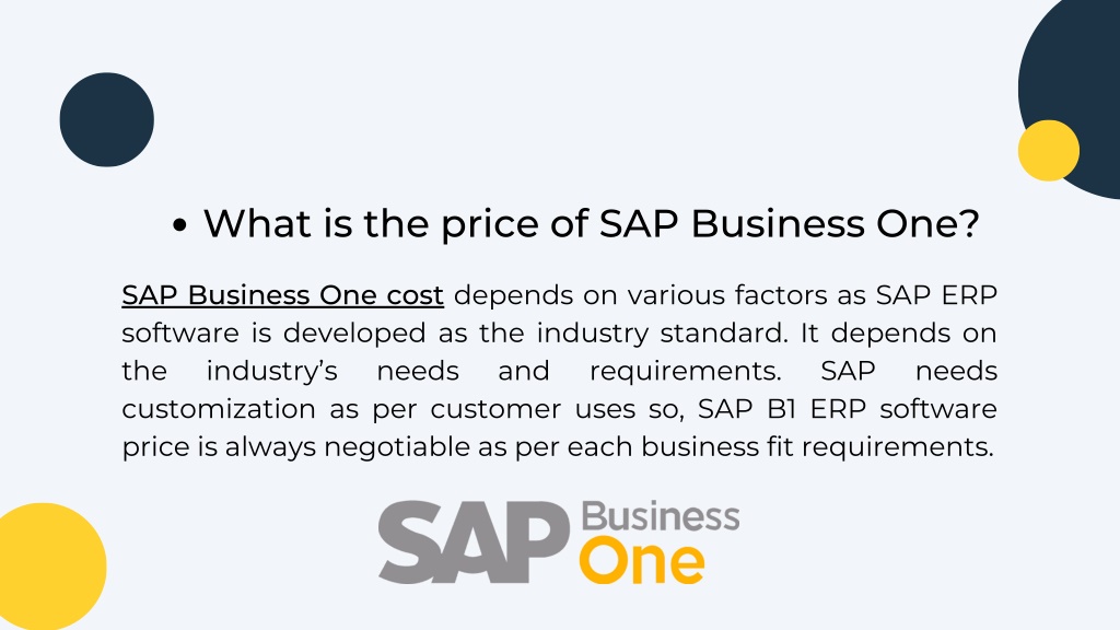 PPT - A Complete Guide For SAP Business One Cost In Canada PowerPoint ...