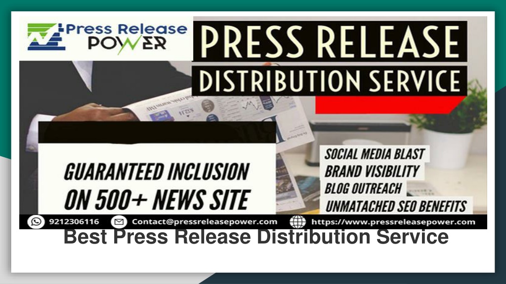 PPT Best Press Release Distribution Service PowerPoint Presentation