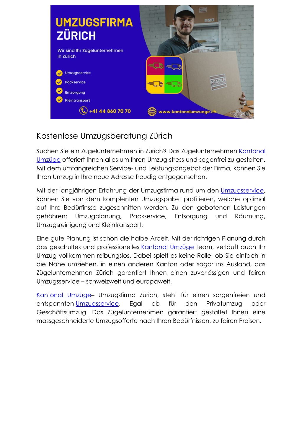 PPT - Kostenloser Preisvergleich Umzug Z\u00fcrich PowerPoint Presentation ...